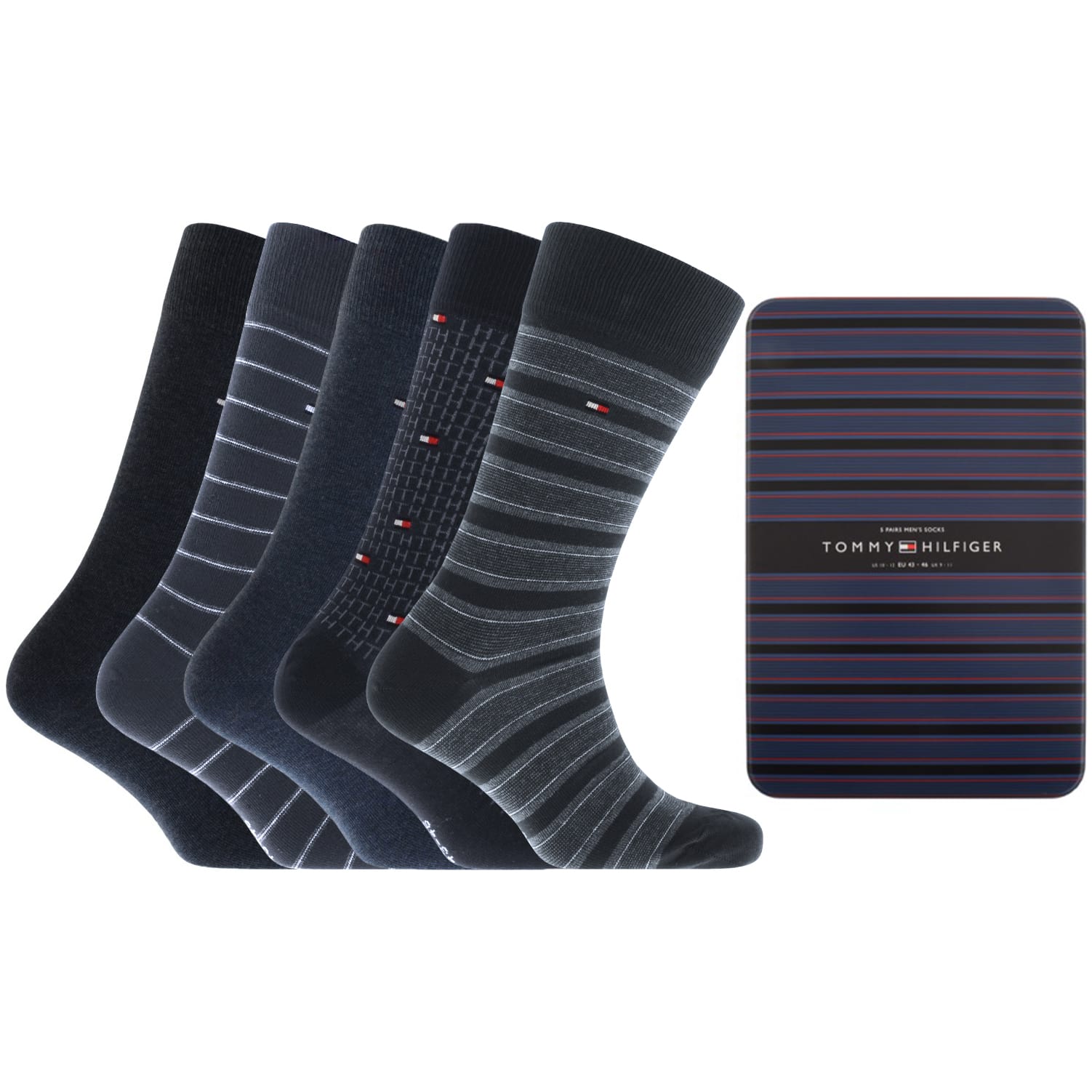 Product Image for Tommy Hilfiger Five Pack Socks Blue